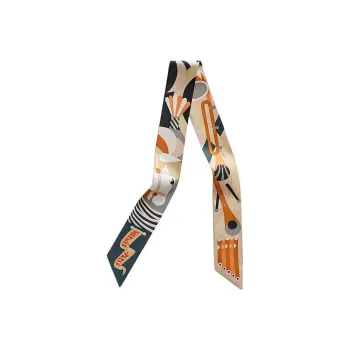 HERMES Silk Scarves Women's Multicolor