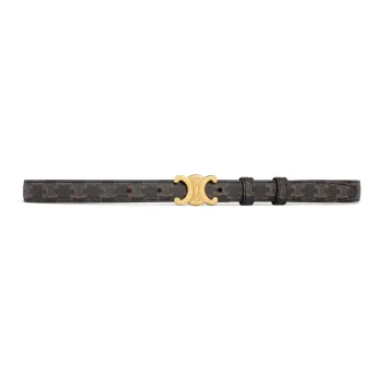 CELINE Small Triomphe Belt In Triomphe Canvas