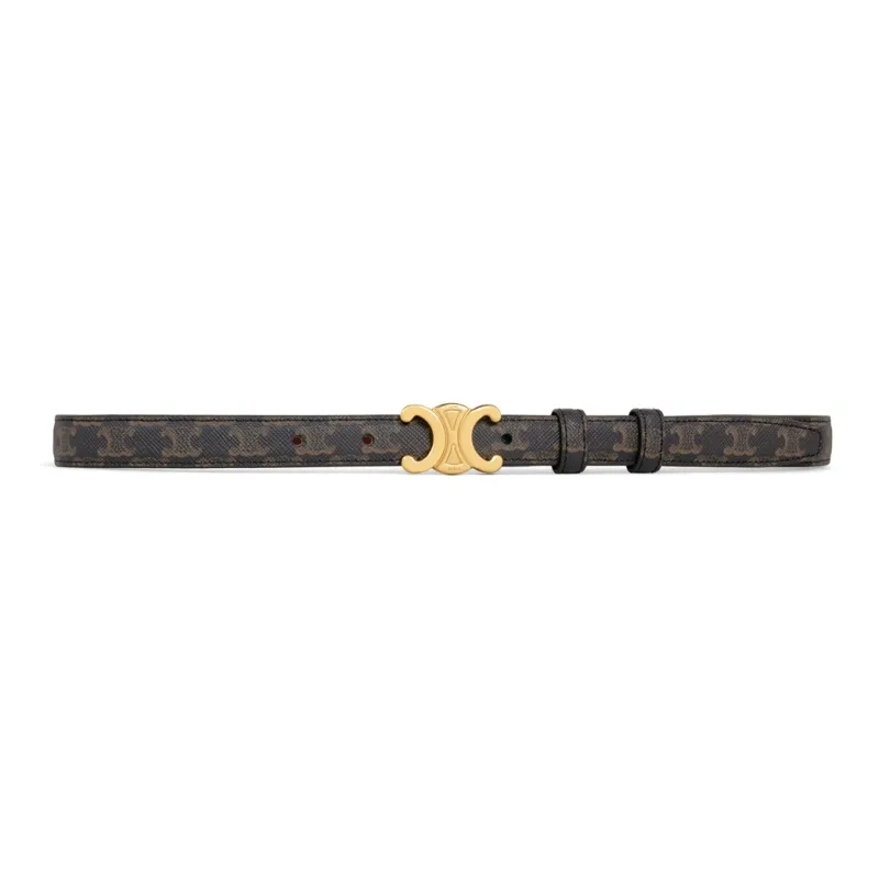 CELINE Small Triomphe Belt In Triomphe Canvas-0