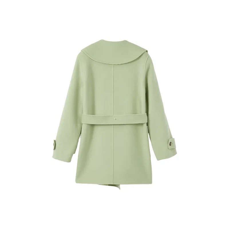 XIANGYING Coats Women's Fruit Green-1
