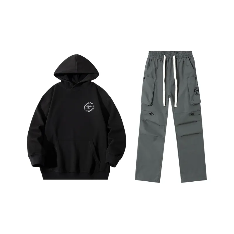 Hepburn Cat Sweatshirt Sets Unisex-10