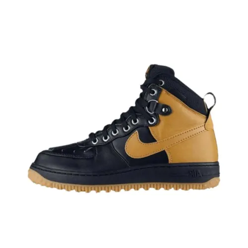Nike Air Force 1 Shock Absorbers High Top Skateboard Shoes Unisex Light Brown