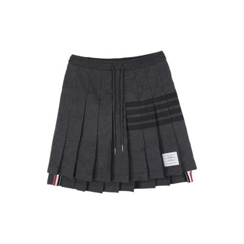 THOM BROWNE Casual Short Skirts Women's Dark Gray