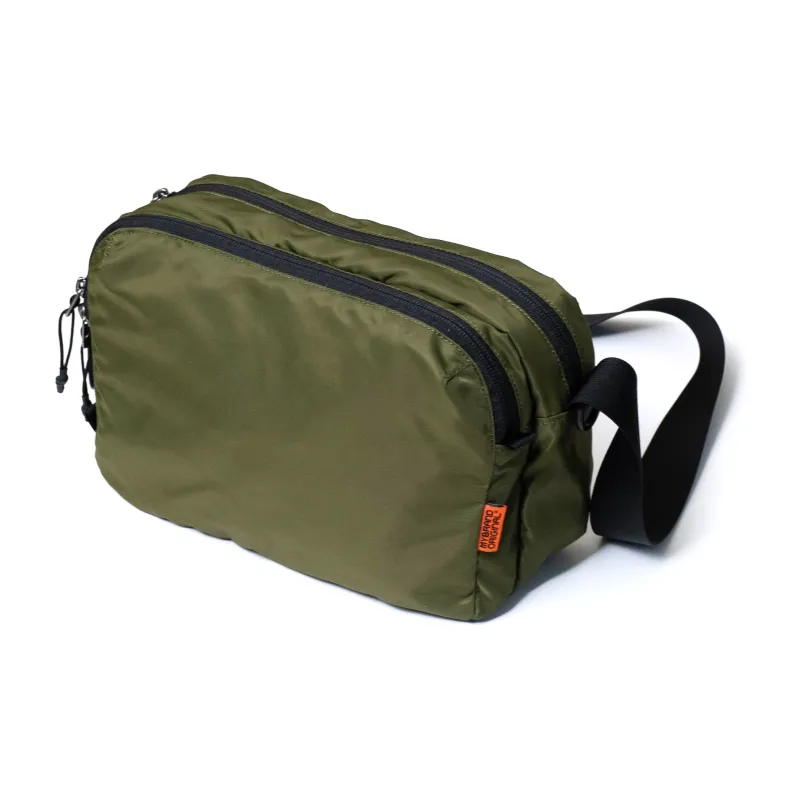 MYBRANDORIGINAL Nylon Cycling Bag Small Square Bag Crossbody Bag Small Size Unisex Green Black-1
