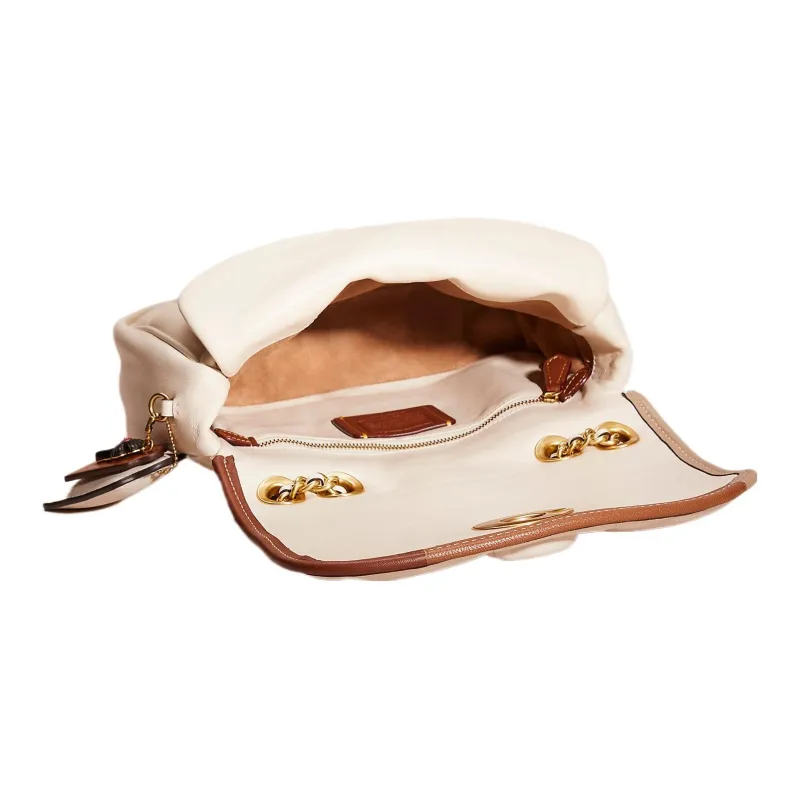COACH Madison Nappa Leather Pillow Bag Handbag Shoulder Bag Medium Size Women's White-2
