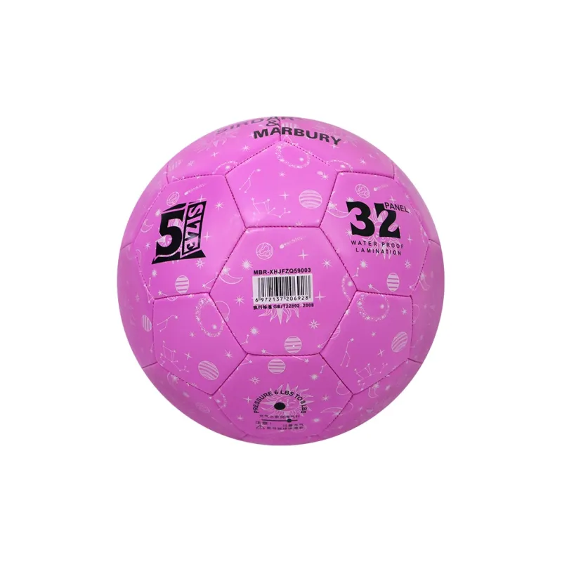 MARBURY Size 4 Size 5 Soccer PU Machine Stitched Soccer Ball Unisex Pink-1