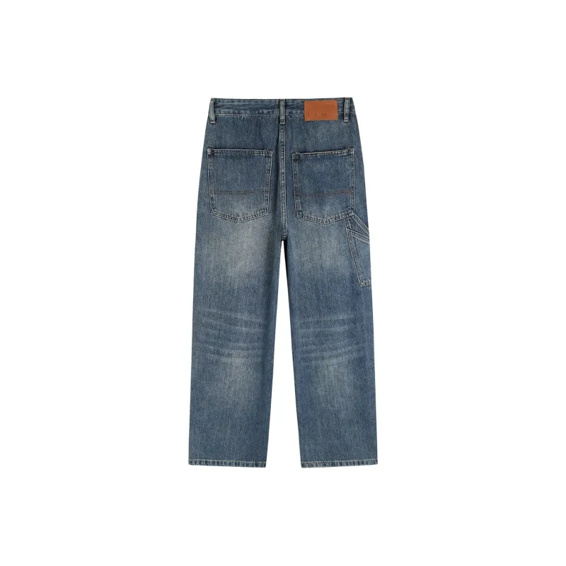 GUKUUL Jeans Unisex Vintage Brown-15