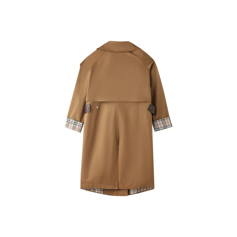H YXIANG Trench Coat Women's Khaki-1