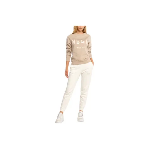 MSGM Sweatshirts Women's Beige