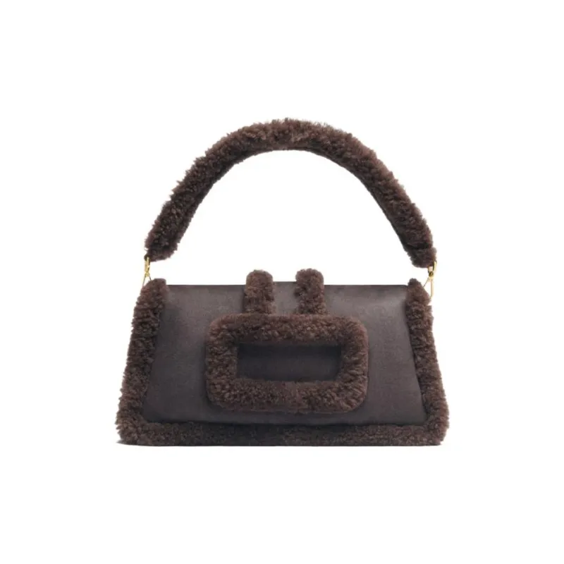 Jacquemus Puffed Shearling Flap Bag-2
