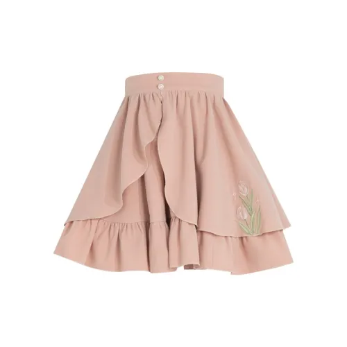 Snbl Casual Short Skirts Women's Pink