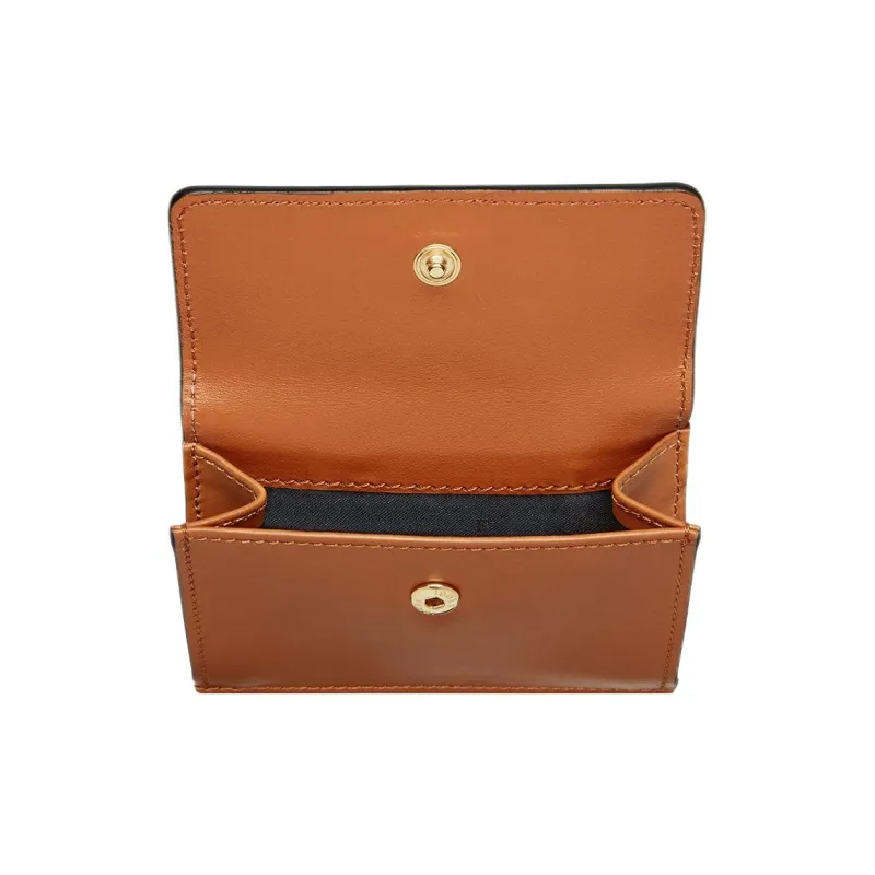 FENDI ROMA Calfskin Wallet Regular Women's Brown-2