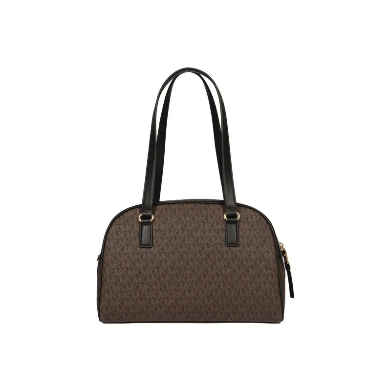 MICHAEL KORS PVC Boston Bag Handbag, Shoulder Bag Women's Brown-2