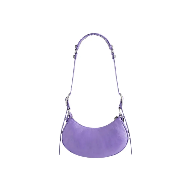 Balenciaga Le Cagole Shoulder Bag Xs Purple-3