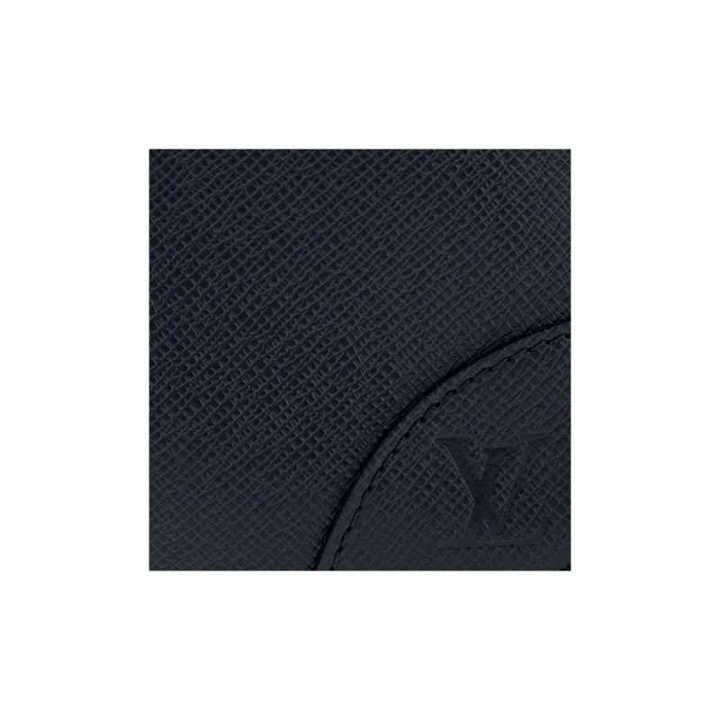 LOUIS VUITTON Cow Leather Laptop Bags Shoulder Bag Crossbody Bag Handbag Briefcases Small Size Men's Dark Blue-4