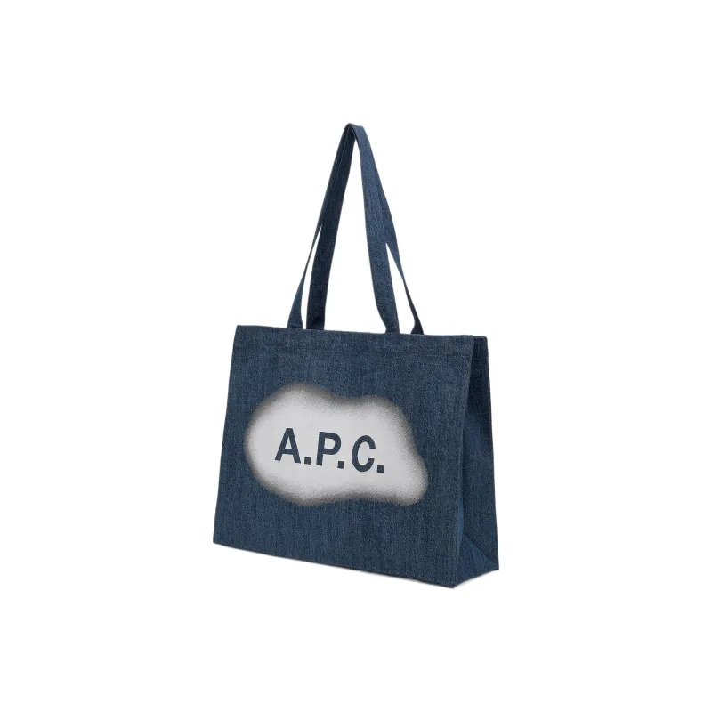 A.P.C Logo Printed Large Tote Bag-2