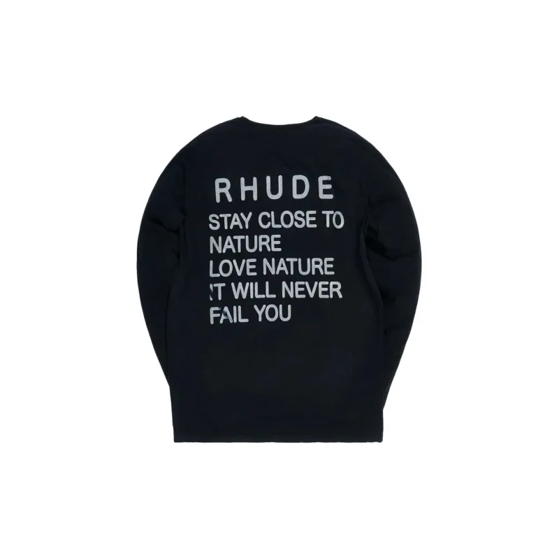 RHUDE Tiger Long Sleeve T Shirt-1
