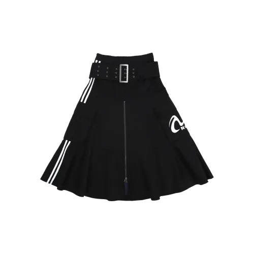 Nerdy Cargo Short Skirts Women's Black