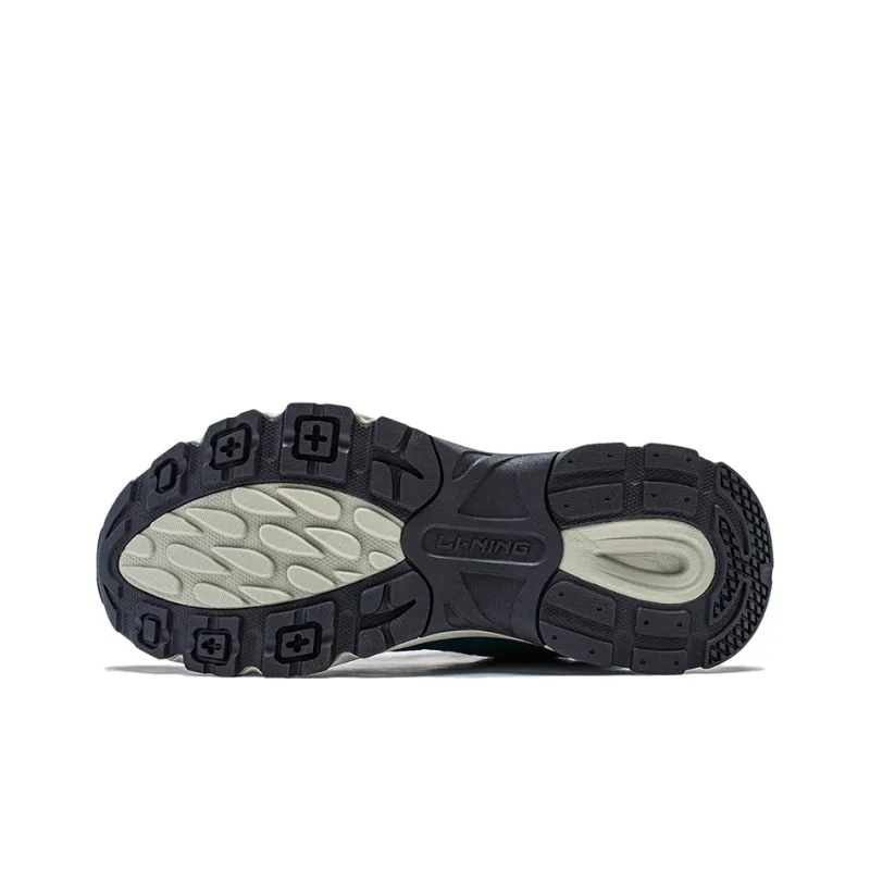 LiNing Beichen Anti-Slip Wear-Resistant Low-Top Casual Shoes Men's Deep Spruce Green/Phantom Black-4