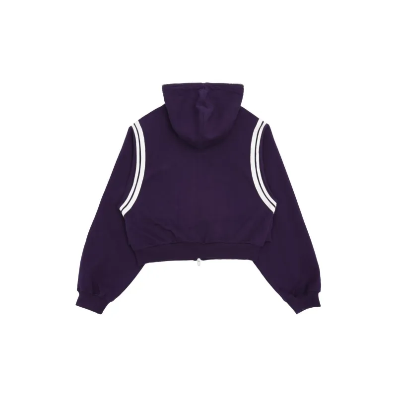 Nerdy Cropped Coats Women's Dark Purple-1