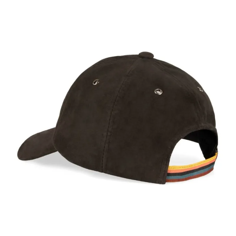 Paul Smith Rainbow stripe Suede Cap-1