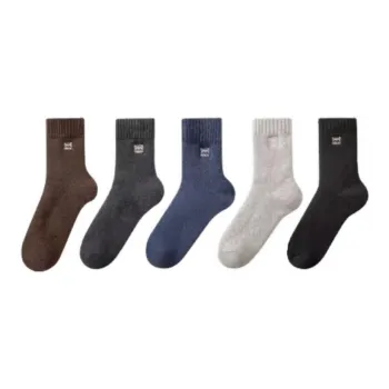 MIIOW Mid-Calf Socks Men's 5 Pack