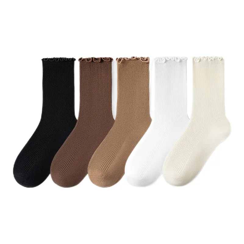 MIIOW Mid-Calf Socks Women's 5 Pack-8