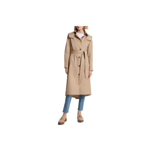 MICHAEL KORS Trench Coats Women's Khaki