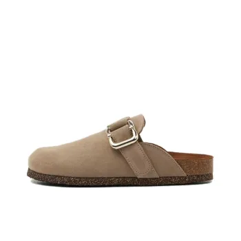 FLATTERED Closed Toe Slippers 0.7cm Women's Sand