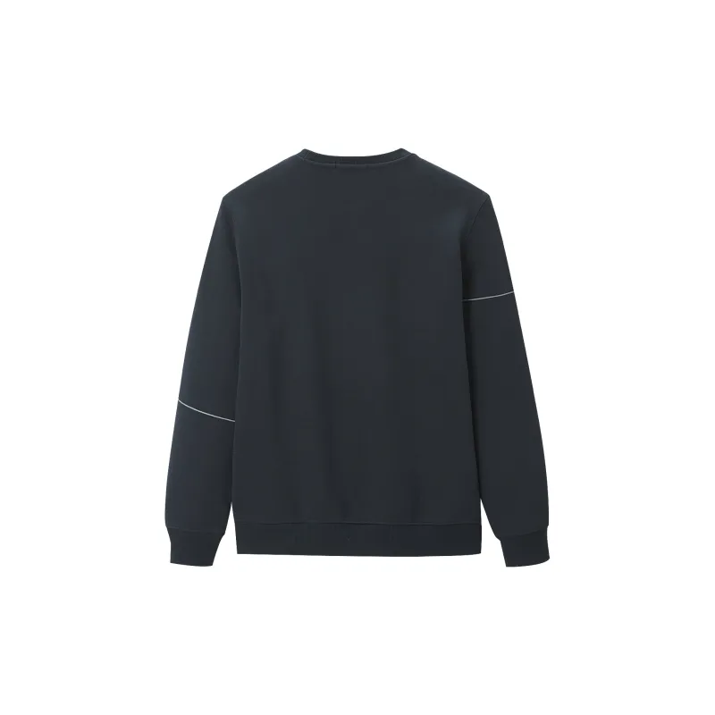 HLA Sweatshirts Men Navy Blue Pattern N9-1