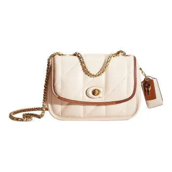 COACH Madison Nappa Leather Pillow Bag Handbag Shoulder Bag Medium Size Women's White