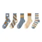Dot+Checkered+Diamond Pattern+Khaki+Yellow Blue Plaid