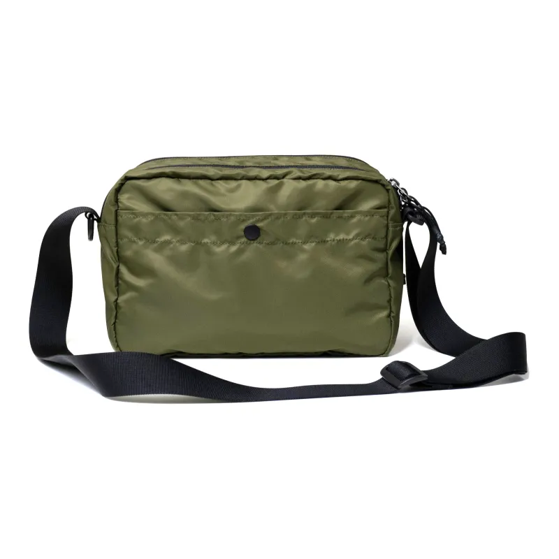 MYBRANDORIGINAL Nylon Cycling Bag Small Square Bag Crossbody Bag Small Size Unisex Green Black-2