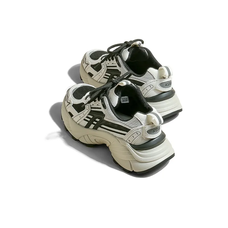 CENTRAL&KITTY Anti-Slip Wear-Resistant Low-Top Chunky Sneakers 5cm Women's-10