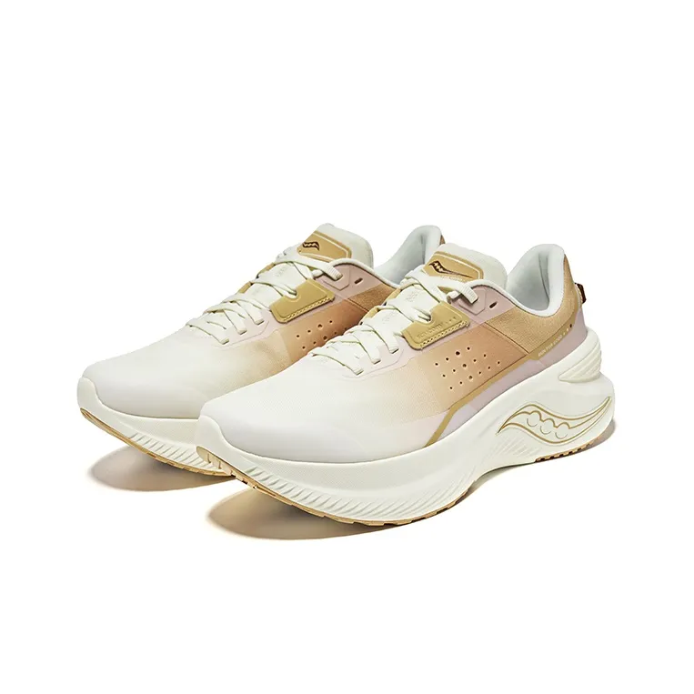 Saucony Cushioning Anti Slip And Wear Resistant Low Top Casual Running Shoes Unisex Beige Khaki-2