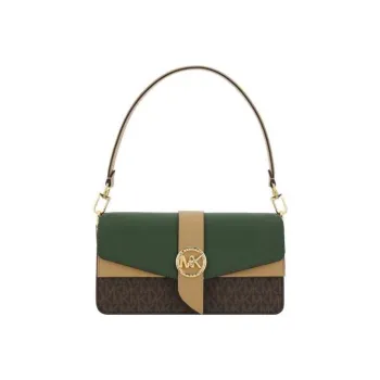 MICHAEL KORS PU Portable Crossbody Bag, Shoulder Bag Women's Green