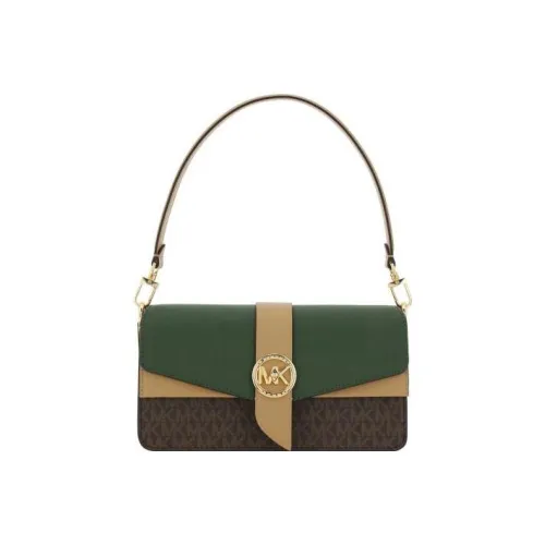 MICHAEL KORS PU Portable Crossbody Bag, Shoulder Bag Women's Green