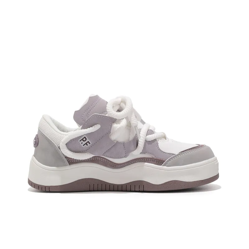 PAUL FRANK Puffy Shoes Lightweight And Breathable Low Top Skateboard Shoes Women's-11