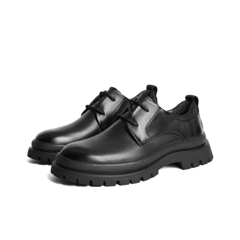 BELLE Dress Shoes Men Low Top Brown/Black-9