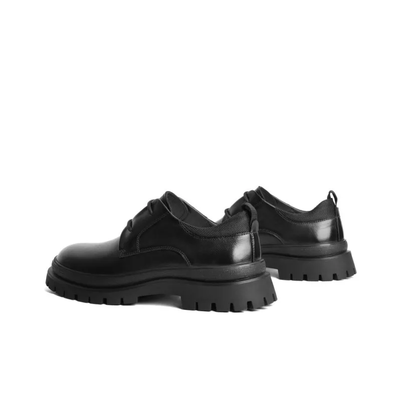 BELLE Dress Shoes Men Low Top Brown/Black-7