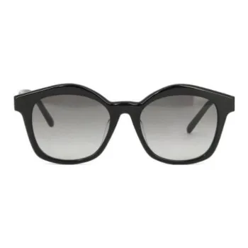 LOEWE Acetate Irregular Shape Sunglasses Women's Black