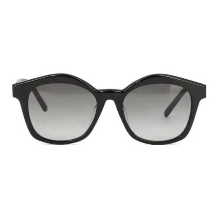 LOEWE Acetate Irregular Shape Sunglasses Women's Black-0