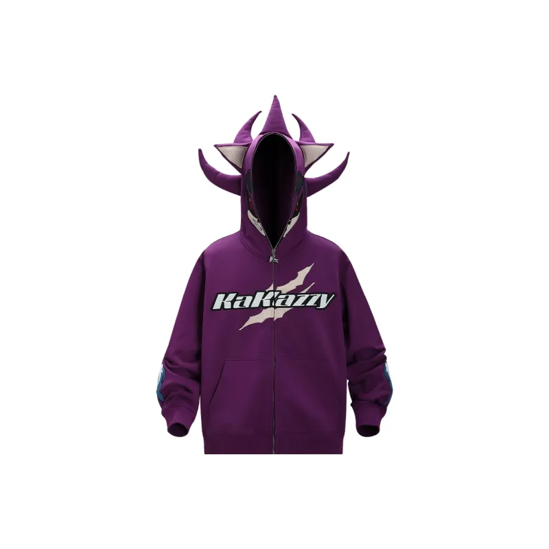 KAKAZZY Sweatshirts Unisex Purple-1