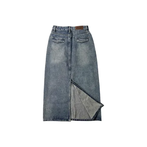 HELEH Denim Long Skirts Women's