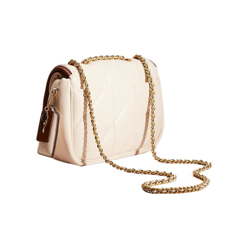 COACH Madison Nappa Leather Pillow Bag Handbag Shoulder Bag Medium Size Women's White-1