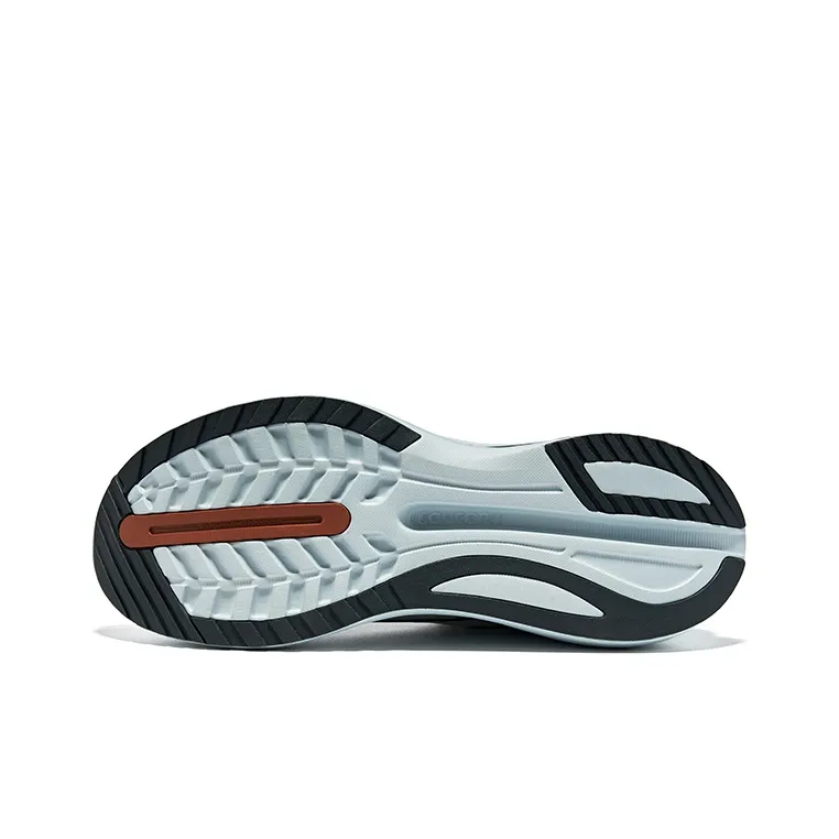 Saucony Shift Flow Abrasion Resistant Low Top Running Shoes Unisex White Blue-4