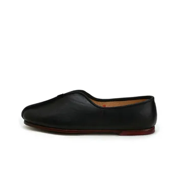Neiliansheng Men's Thousand-Hand Worked Sole Shoes Casual Shoes Men's Black