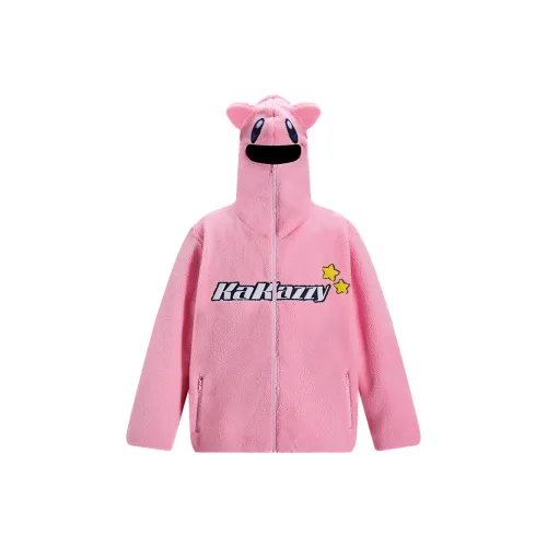 KAKAZZY Puffer Jackets Unisex Pink