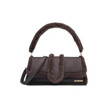 Jacquemus Puffed Shearling Flap Bag