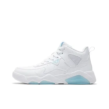 361° Winter Syndrome Slip Resistant High Top Casual Shoes Men's White Blue